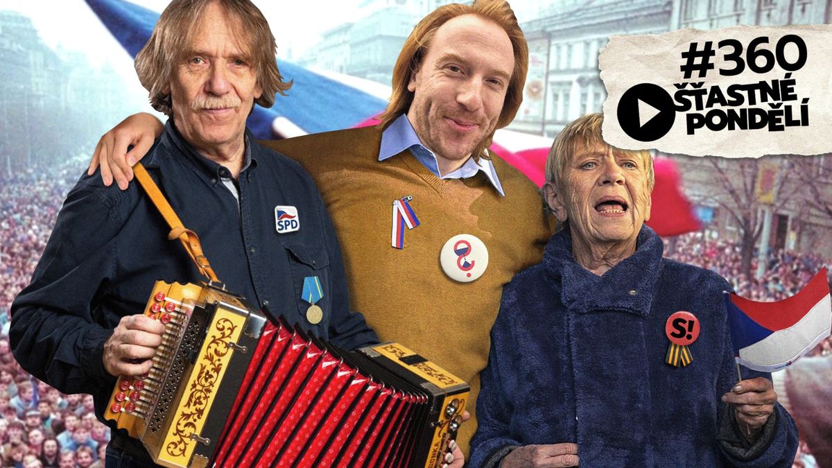 Šťastné pondělí: Jak Minář a Babiš spojují Česko. Na protesty je Letná malá